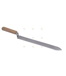 Couteau à desceller le bois (2 côtés nervurés)