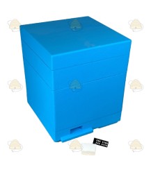 Armoire MiniPlus Deluxe bleu (bol d'alimentation et rebord en plastique)