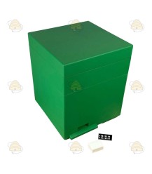 Ruchette MiniPlus Deluxe (avec cadres et nourrisseur) – vert