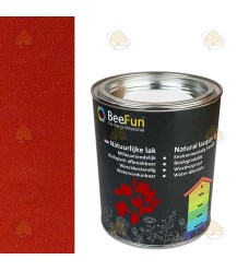 BeeFun® Peinture naturelle pour ruches en bois - 750 ml - Rouge