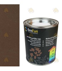 BeeFun® Peinture naturelle pour ruches en bois - 750 ml - Brun Chocolat