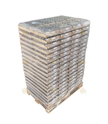 Pallet hexagonale potten in tray 390ml / 500g, zonder deksel - 1408 stuks