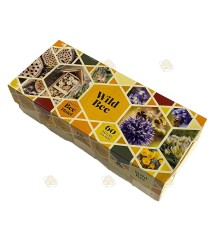 Hôtel à abeilles sauvages/paquet de bulbes de fleurs (60 pièces)