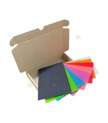 Set arc-en-ciel de cire d'abeille pour rouler les bougies