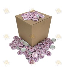 Couvercles de boîtes fleur rose, 82 mm TO - 700 pièces