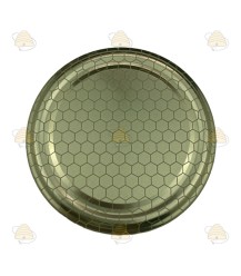 Motif de peigne doré sans abeilles, 63 mm TO couvercle, 20 pièces