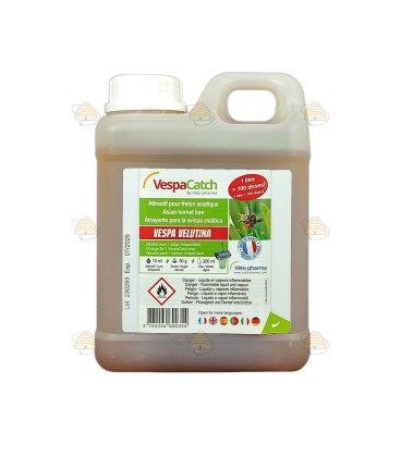 VespaCatch – attractif frelons asiatiques et guêpes – (1 litre = 100 doses)