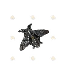 Broche abeille couleur argent