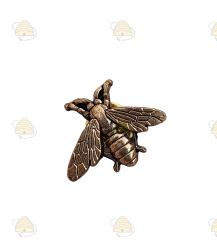 Broche abeille couleur bronze