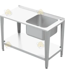Honingproductietafel met spoelbak - 200 cm
