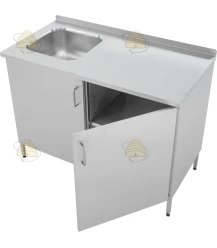 Honingproductiekast met spoelbak - 120 cm