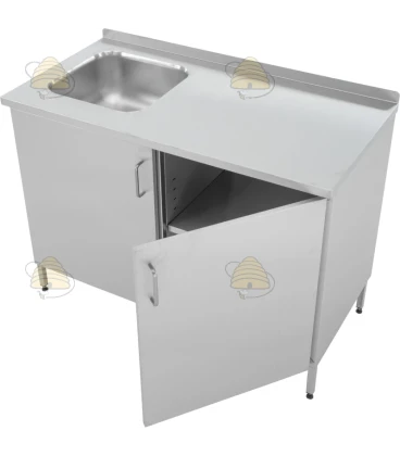 Honingproductiekast met spoelbak - 120 cm