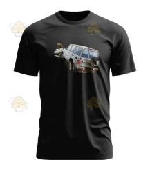 T-shirt Toyota met bijenhulp zwart