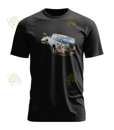 T-shirt Toyota met bijenhulp zwart