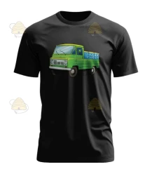 T-shirt ZUK truck met bijenkasten zwart