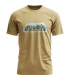 T-shirt 'de evolutie van een imker' beige T-shirt 'de evolutie van een imker' beige