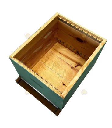 Dadant Blatt bijenkast (1BK) - zeegroen geverfd