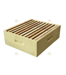 Dadant Blatt honingkamer - pastel geel geverfd