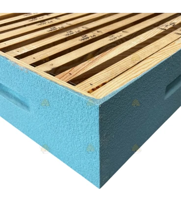 Dadant Blatt honingkamer - hemelsblauw geverfd