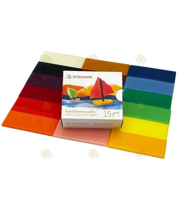 Bijenwas kneedblokjes 15 stuks