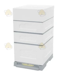 Ruche Langstroth US 10 cadres - blanc - MULTI-FRAME