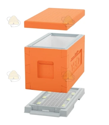 Langstroth US 6-raams bijenkast - oranje - MULTI-FRAME