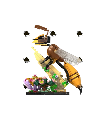 Honingbij op de weide - Bouwstenen set - 422 st.