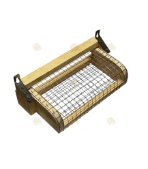 Cage anti-frelon en pin pour ruchette MiniPlus