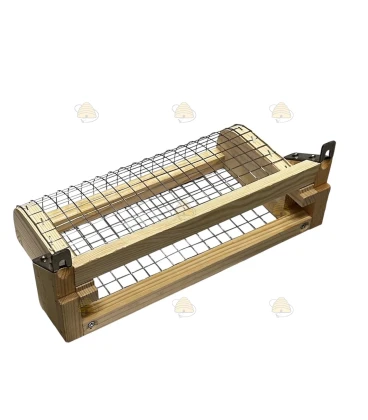Cage anti-frelon en pin pour ruchette MiniPlus