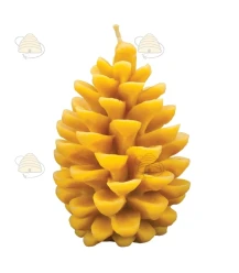 Pomme de pin ronde grande, moulée