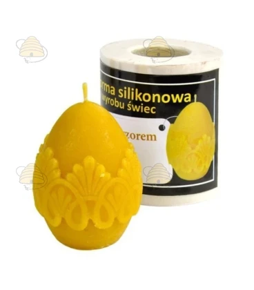 Œuf à motifs, coulé