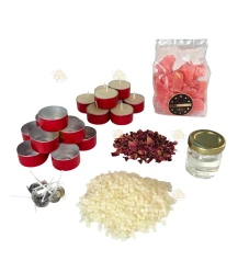 Kit de fabrication de bougies Saint Valentin