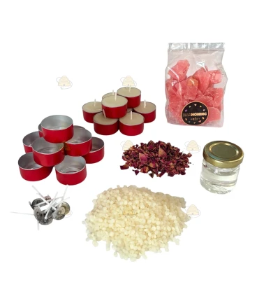 Kit de fabrication de bougies Saint Valentin
