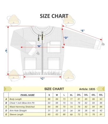 Blouson d’apiculteur blanc AirFree – voile rond – BeeFun®