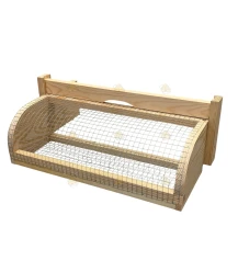 Muselière en bois anti-frelons pour ruches Simplex belges