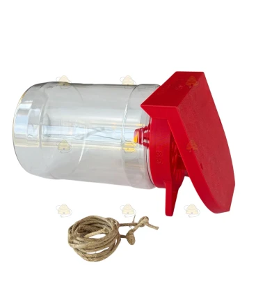 Piège à frelons basic horizontal et vertical pour pot 82 mm (pour reines : 8,5 mm)
