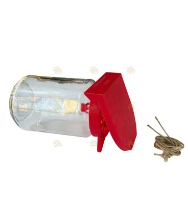 Piège à frelons basic horizontal et vertical pour pot 82 mm (pour reines : 8,5 mm)