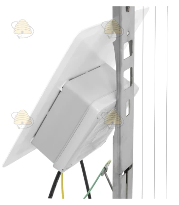 Module électrique avec panneau solaire pour harpe à frelons en RVS/INOX