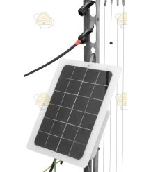 Module électrique avec panneau solaire pour harpe à frelons en RVS/INOX