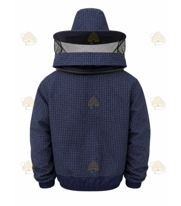 Veste anti-guêpes AirFree, voile rond bleu marine - BeeFun®