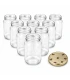 Ronde glazen potten - 375 ml / 450 gram, met deksel (TO 63 mm)