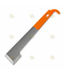 Lève-cadres jaune avec spatule – 26,5 cm en inox