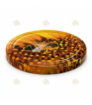 Couvercles abeille sur tournesol TO 63 mm – 60 pcs