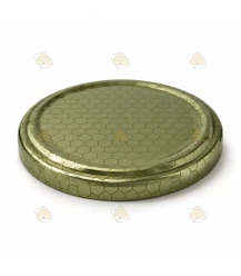 Couvercle motif peigne doré sans abeilles, 82 mm TO, 12 pièces
