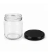 Ronde glazen potten 60 stuks - 212 ml / 250 gram, met keuze uit deksels (TO 63 mm)