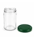 Ronde glazen potten 60 stuks - 290 ml / 350 gram, met keuze uit deksels (TO 63 mm)