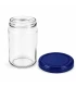 Ronde glazen potten 60 stuks - 290 ml / 350 gram, met keuze uit deksels (TO 63 mm)