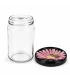 Ronde glazen potten 60 stuks - 290 ml / 350 gram, met keuze uit deksels (TO 63 mm)