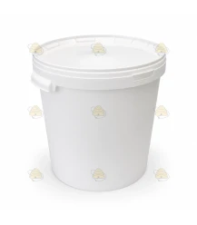 Seau à miel avec couvercle – 45 kg (33 L)