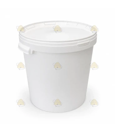 Seau à miel avec couvercle – 45 kg (33 L)